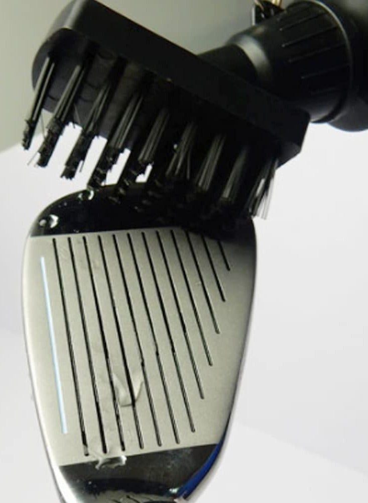 KASTWAVE Professional Golf Club Cleaning Brush Groove Cleaner Golf Clean Accessories for Golf Ball Club Wet Scrub (Black) - Image 3