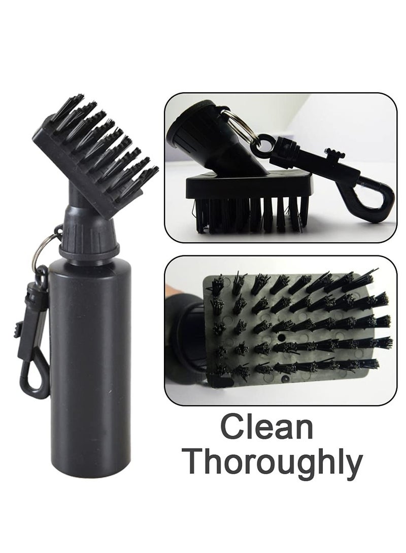 KASTWAVE Professional Golf Club Cleaning Brush Groove Cleaner Golf Clean Accessories for Golf Ball Club Wet Scrub (Black) - Image 5