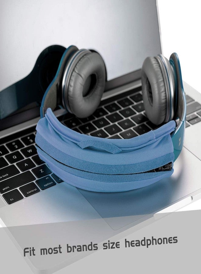 TXEsign Universal Replacement Headband Cushion Pad Cover Protector Compatible with ATH M50X, QC 35i/35ii, QC25, Solo 2/Solo 3, Studio 2/3 Headphones (Blue) - Image 2