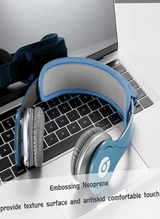 TXEsign Universal Replacement Headband Cushion Pad Cover Protector Compatible with ATH M50X, QC 35i/35ii, QC25, Solo 2/Solo 3, Studio 2/3 Headphones (Blue) - Image 3