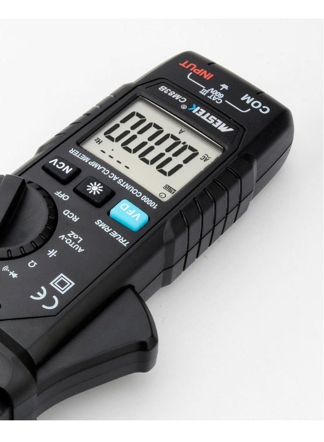 MESTEK Digital Clamp Meter 600A AC Current 600V AC/DC Voltage Capacitance Measurement Data Hold Backlight NCV Tester Multimeter - Image 4