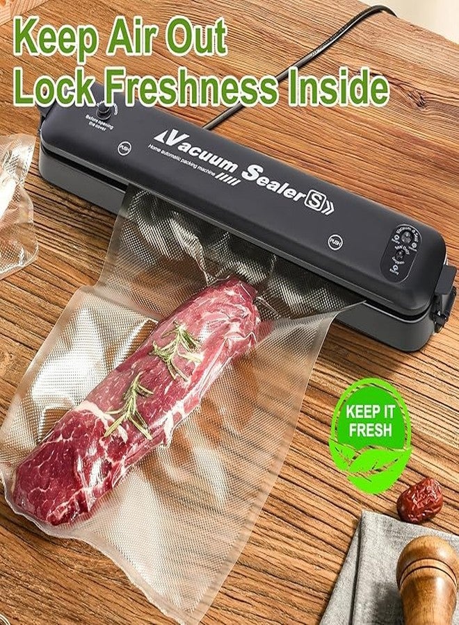 Shrevi Vacuum Sealer Bags Food Saver Bag Rolls,20 * 30 Pack 100Pcs Seal A Meal Bags Roll for Food, Textured, Sous Vide,Customize Size, Freezing Storage Meat Cheese Dry Goods - Image 3