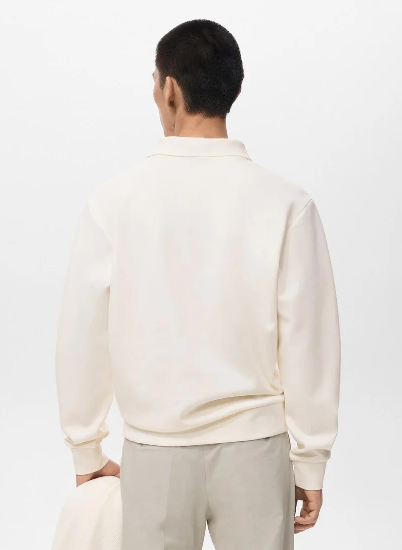 مانجو مان Regular-fit polo sweatshirt