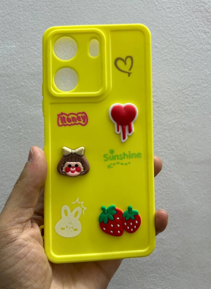 جراب خلفي متوافق مع هاتف Xiaomi Redmi 13C