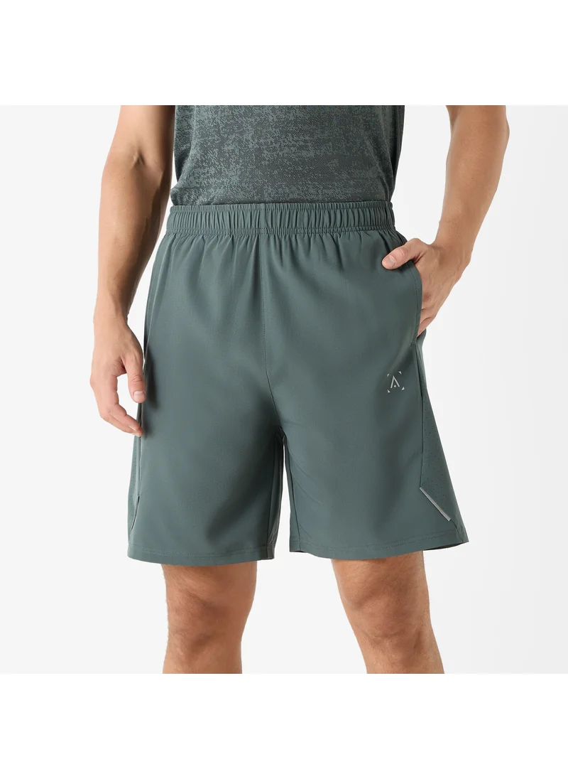 ادوت من سبلاش Plain Shorts with Drawstring Closure and Pockets