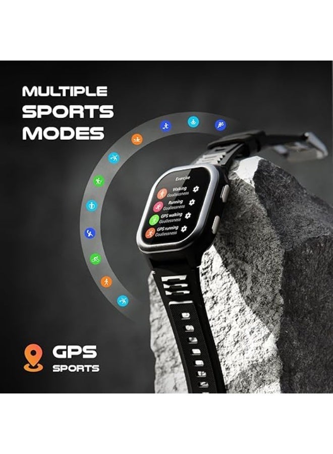 Fire-Boltt 4G Pro Volte Calling Smart Watch- 2.02” TFT Display, 4G Nano-SIM GPS, Health Suite, Sports Modes, 400mAh Battery (Grey) - Image 2