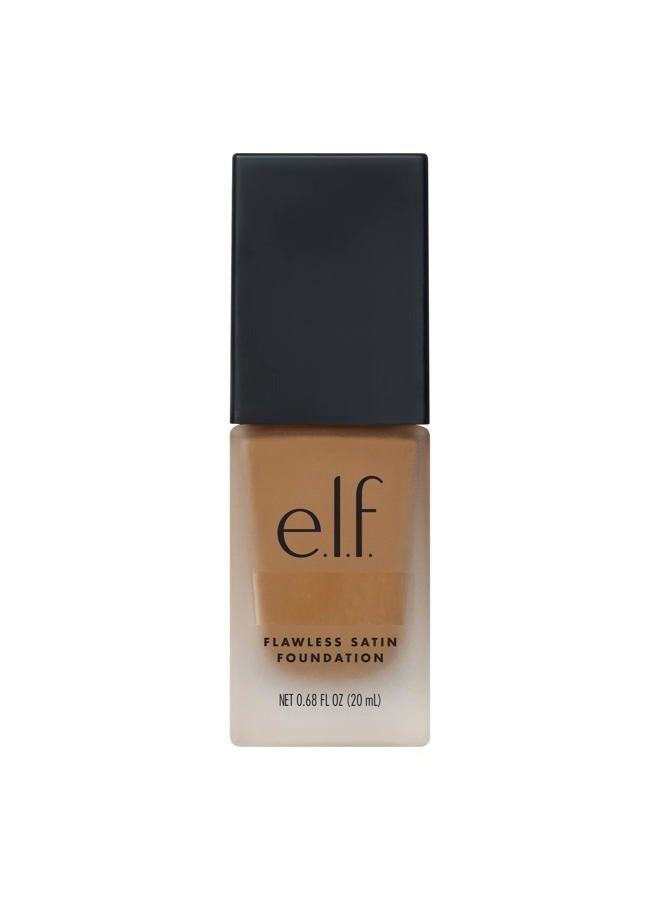 elf Flawless Satin Foundation, Lightweight & Medium Coverage, Semi-Matte Finish, Vegan & Cruelty-Free, Linen, 0.68 Fl Oz (20mL) - Image 5
