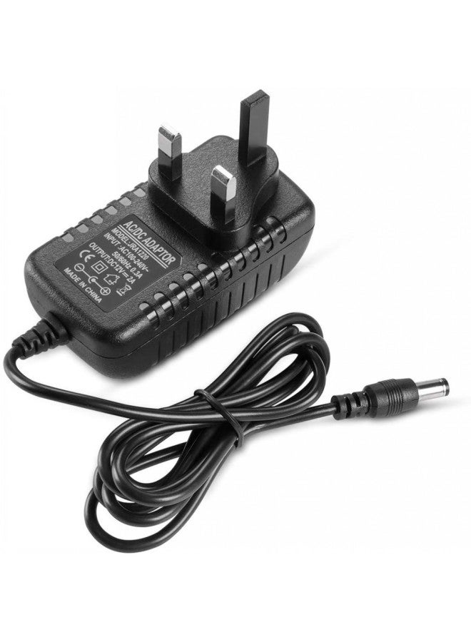 12v 2A Power Adapter LED Light Monitoring Router Set-top Box TV Monitor Power Cord Charging Cable 