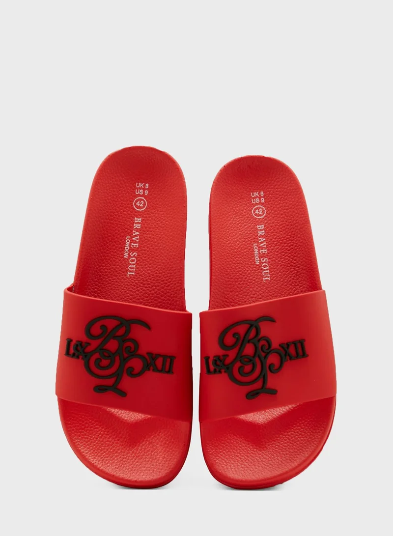 BRAVE SOUL Casual Slides