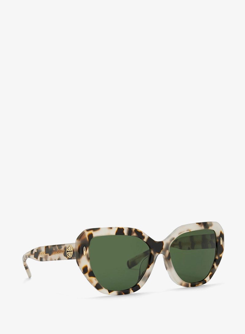 Tory Burch 0Ty7194U Oversized Sunglasses - Image 1