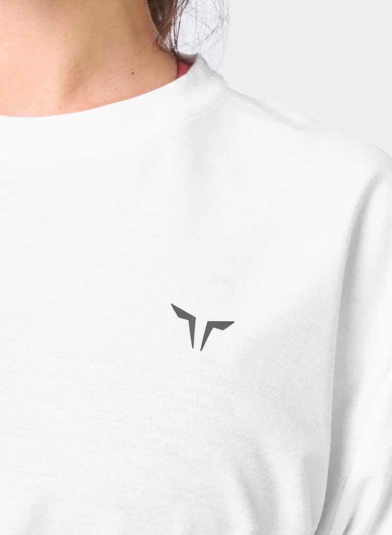 سكوات وولف Essential Longline Oversized T-Shirt