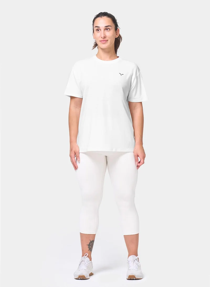 سكوات وولف Essential Longline Oversized T-Shirt