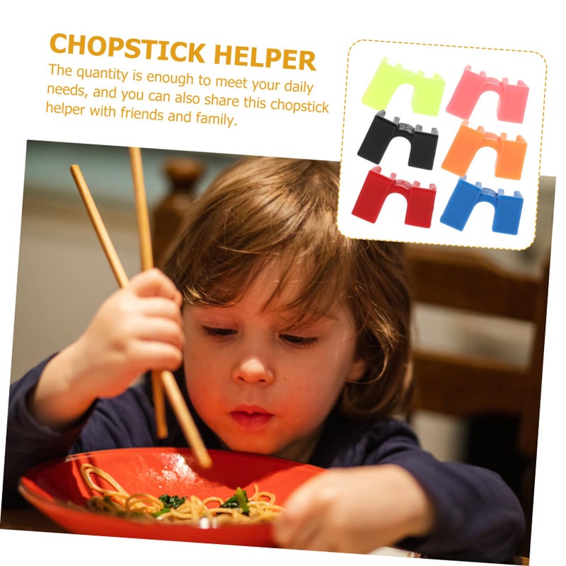 6pcs Reusable Chopstick Training Clips for Beginners Adults Kids Lightweight Portable - Image 5
