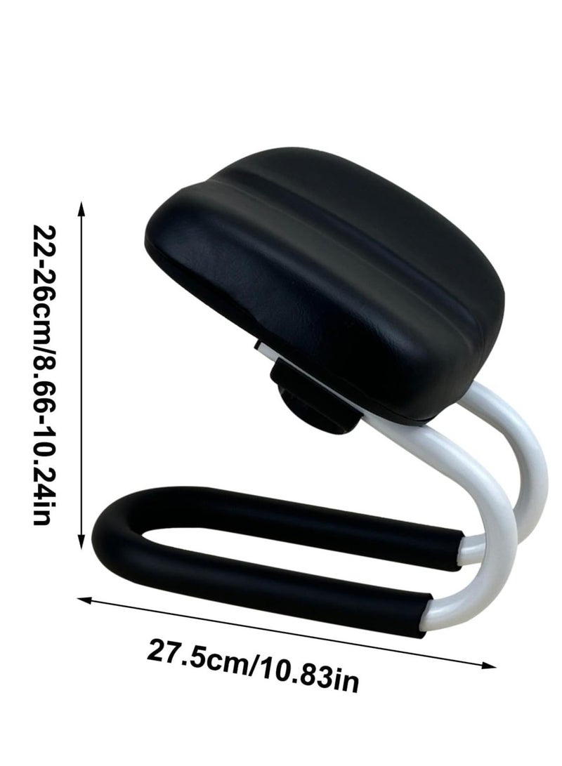 زيريفام كرسي الصلاة زيرفام ، مقعد ارتفاع قابل للتعديل للتأمل ، كرسي مريح لاستوديو اليوغا المنزلي ، مجلس اليوغا الإطار المعدني مع أغطية الساق المضادة للانزلاق - Image 2