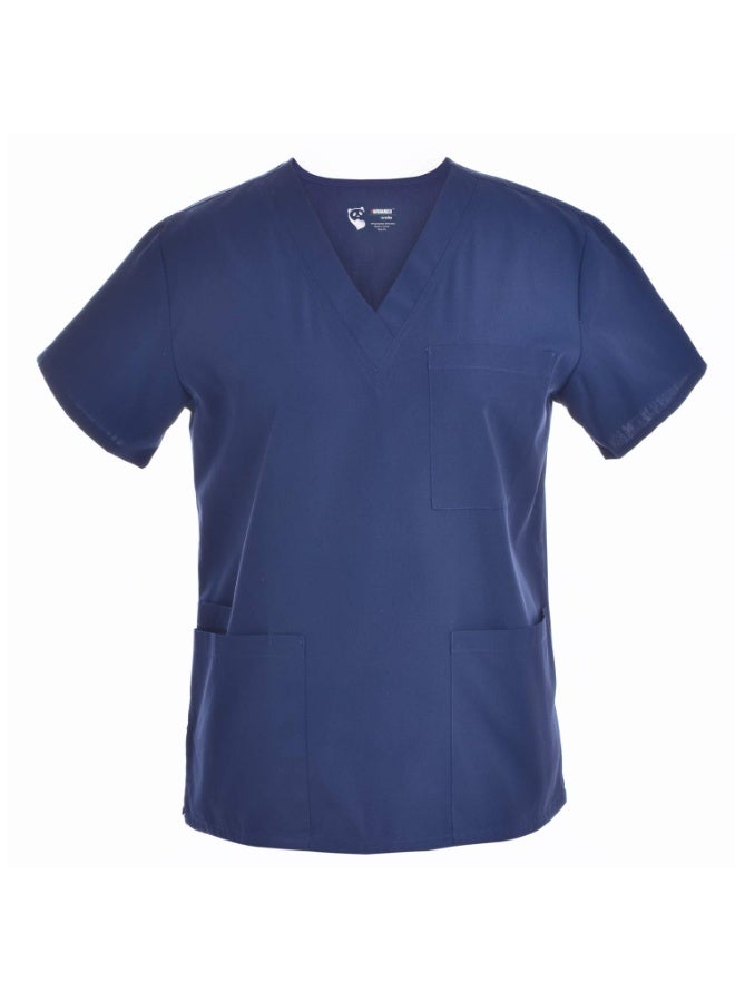 Unisex Medical Scrub Set – Breathable V-Neck Top & Jogger Pants with Pockets – Lightweight Polyester-Spandex Surgical Uniform for Nurses, Doctors & Hospital Staff  - Image 4
