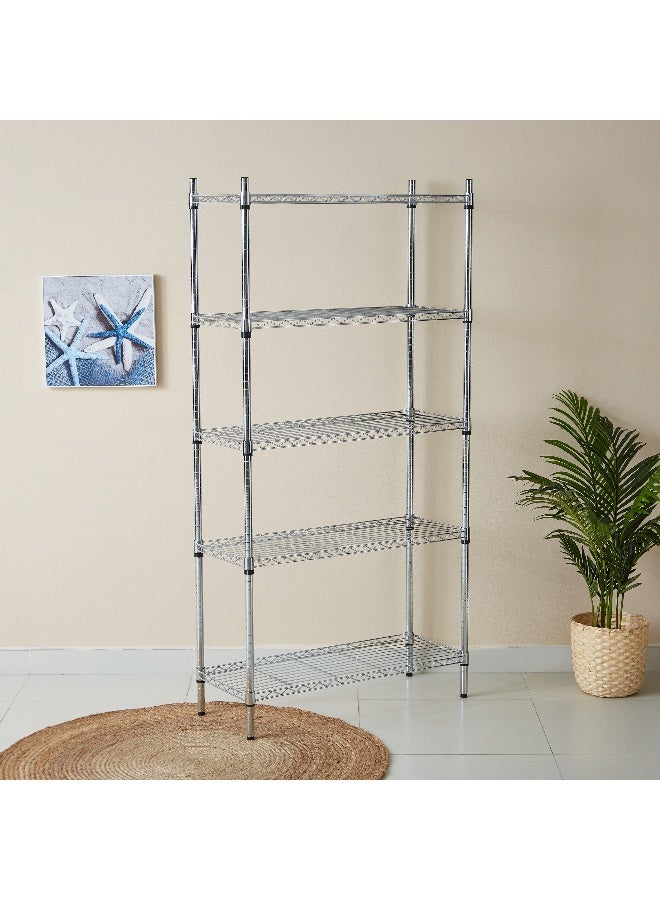 Home Box 5-Tier Heavy Duty Wire Shelves Unit - Image 3