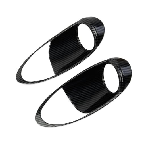 Fewshaw Carbon Fiber Style Inner Door Handle Cover Air Outlet Trim Accessories for for Nissan 370Z for Z/400Z - Image 2