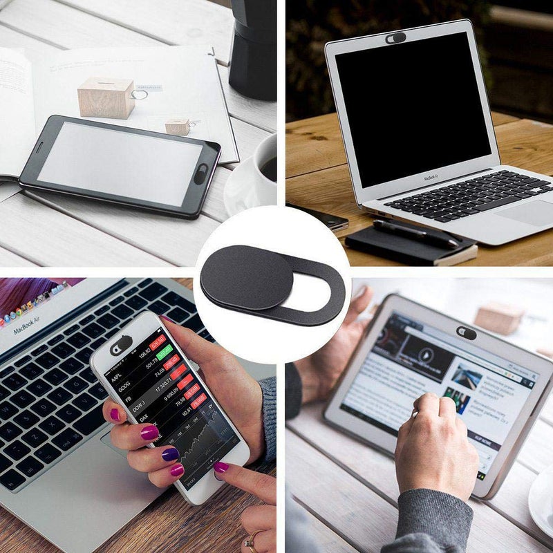 Aolvo Ultra Thin 0.03-inch Web Camera Cover/Blocker Slider for HP MAC MacBook Pro IMAC Logitech XPS iPad Mini PC Laptop Smartphone (Black) - Image 5