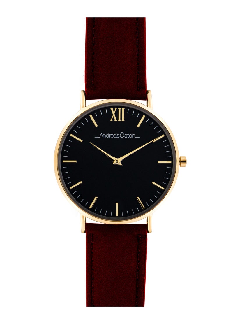 Andreas Osten Andreas Osten Ladies Analog Watch with Red Leather Band, AO-109 