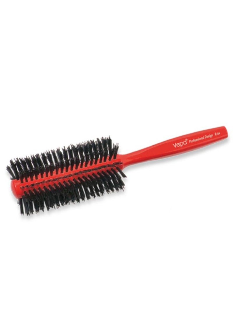 Vepa - Hair Brush Professional Design K-24 Red, Effortless Frizz Management, Vibrant Hair Enhancement, Sensitive Hair Treatment - Image 1