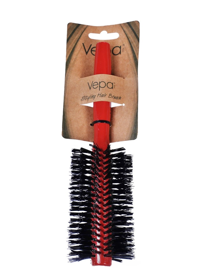 Vepa - Hair Brush Professional Design K-24 Red, Effortless Frizz Management, Vibrant Hair Enhancement, Sensitive Hair Treatment - Image 1
