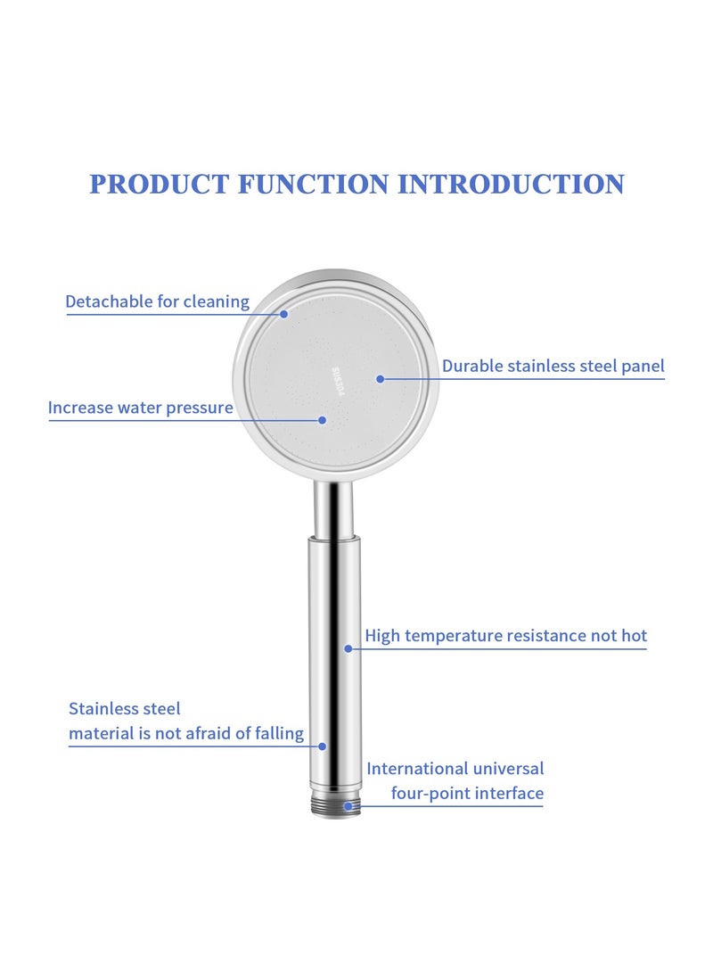High Pressure Shower Head with 1.5M hose,Water Saving Filtered Shower Head - Image 3