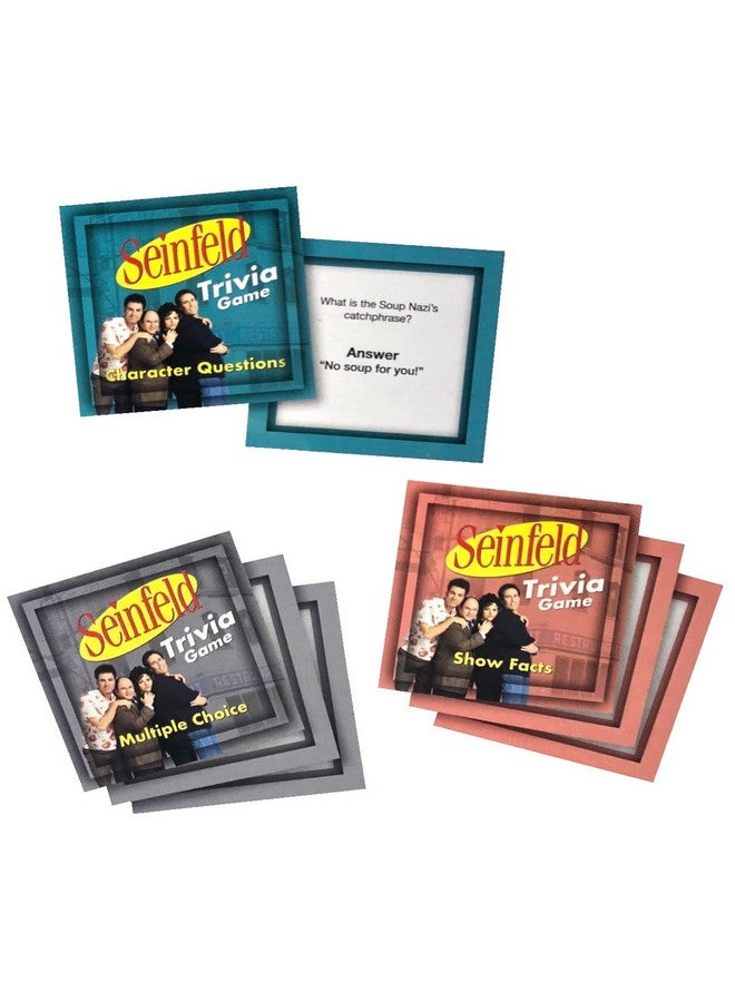 Spin Master Games Seinfeld TV Show - Trivia Game - 150 Cards - 2 or More Players - Age 10 and Up - Image 2