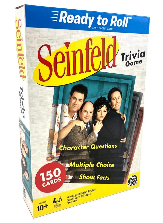 Spin Master Games Seinfeld TV Show - Trivia Game - 150 Cards - 2 or More Players - Age 10 and Up - Image 1