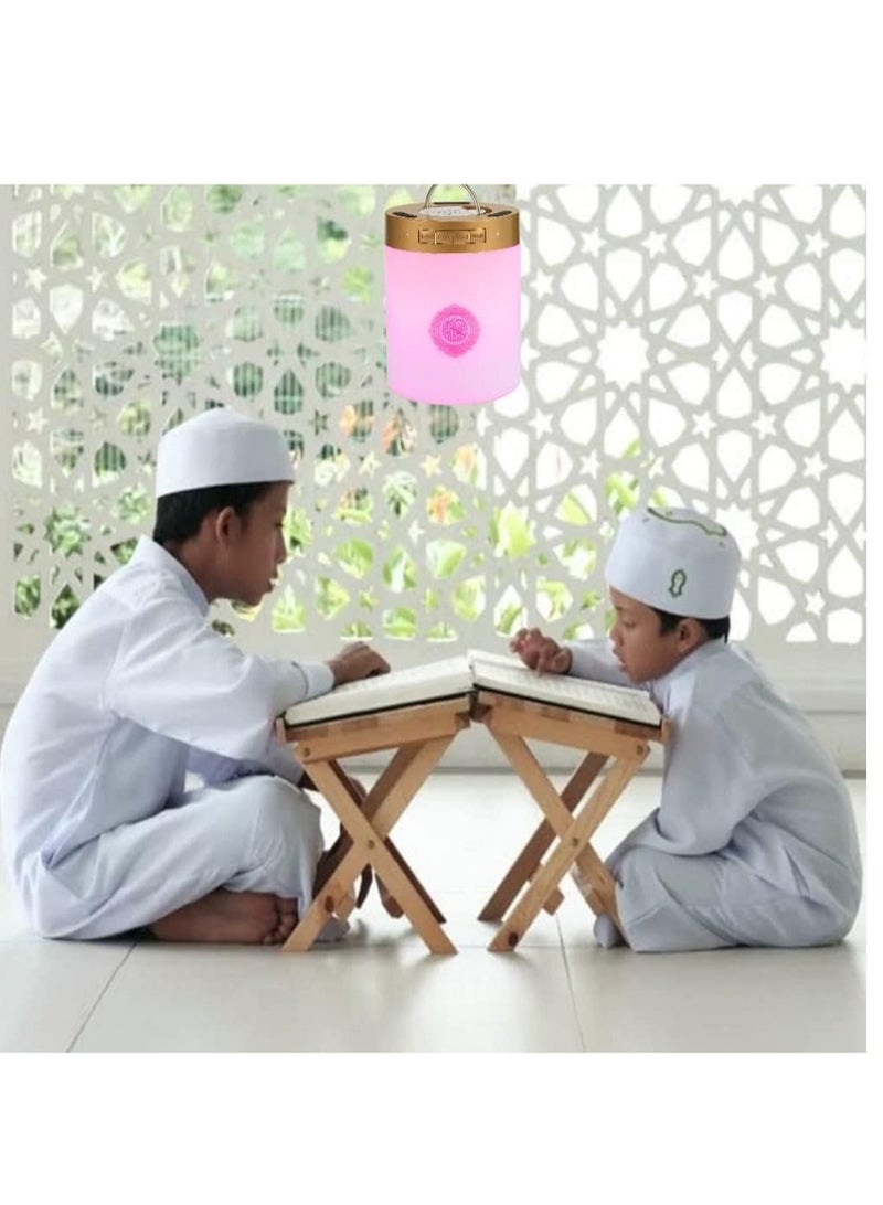 ELTRAZONE Quran Speaker Touch Lamp, 4 in 1 Bluetooth Speaker with 7 Colors LED Light, Quran Recitations and Song, FM Broadcast - Image 5