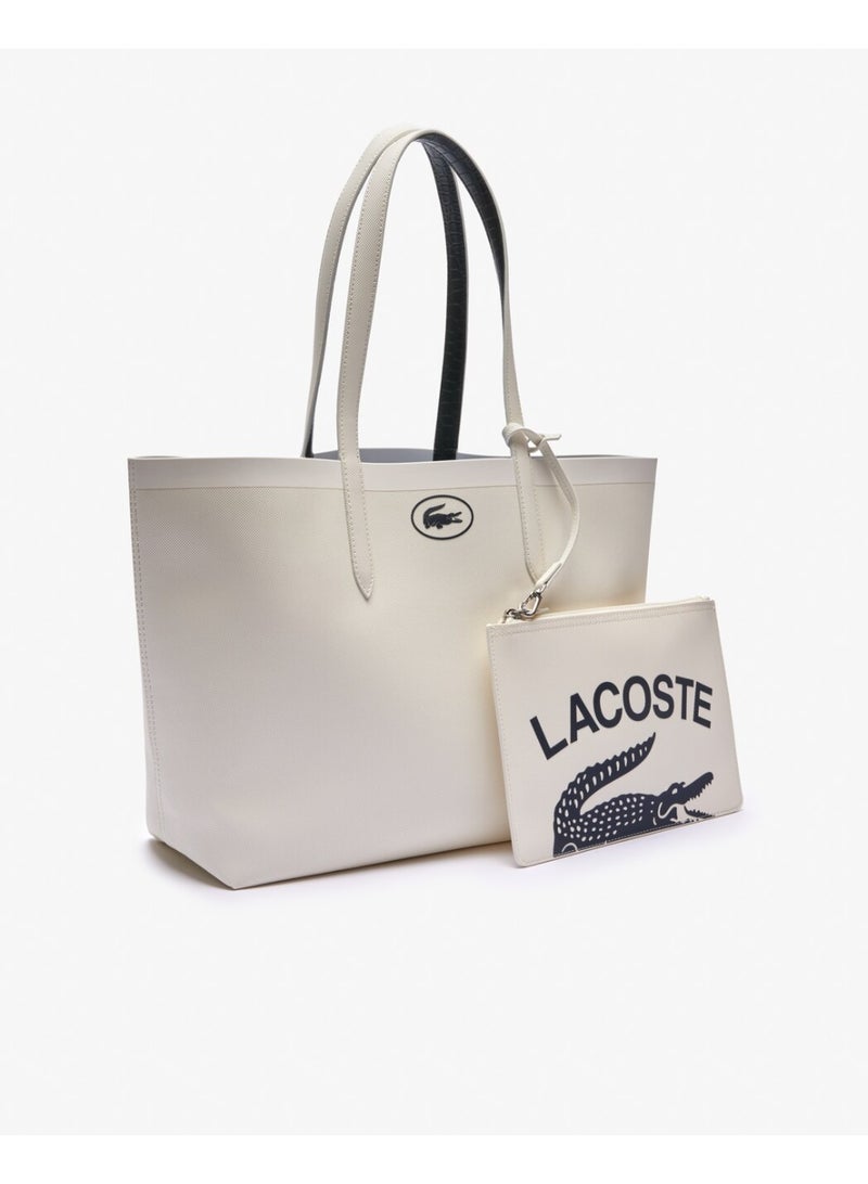 لاكوست حقيبة لاكوست آنا ذات الوجهين مع جيب - Image 3