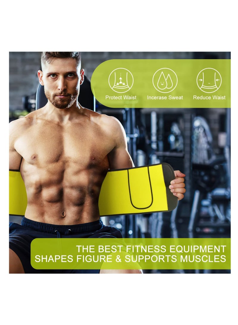 Y&D Waist Trainer Belt Back Brace, Neoprene Sweat Belt, Support Belly Fat Burner Fitness for Men Women Running and Workout Gym - Image 4