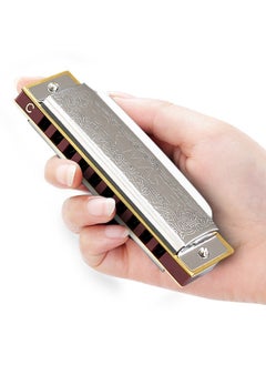 VICTORIA ANNA Blues Harmonica in C - Beginner-Friendly, Performance-Grade | Metal Cover, Professional Tuning | Essential for Easy Start and Intermediate Progression  - Image 2