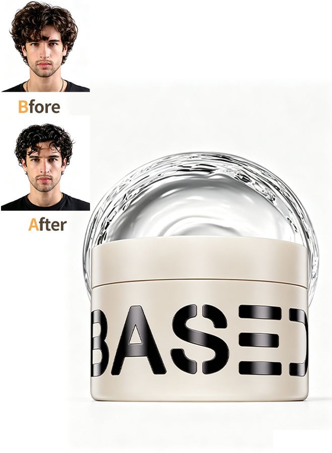 Based Curl Gel, Maximum Hold & Definition Without Flakes, Scrunches out Soft with Irish Sea Moss & Flaxseed, Non-toxic, Paraben Free Formula for All Curl Types (7.1 Fl Oz, Pack of 1) - Image 1