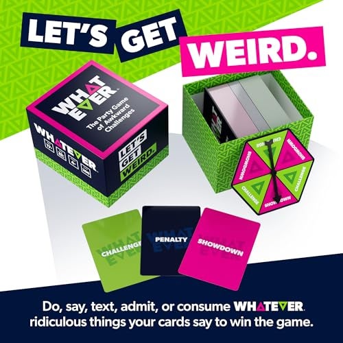 WHATEVER The Party Game of Awkward Challenges Hilarious Truth or Dare Style Party Game for Group Game Nights Bachelorette Parties and More - Image 5