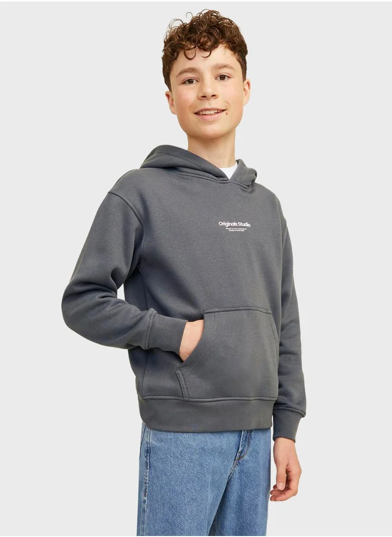 Jack & Jones Junior Youth Pocket Detail Hoodie