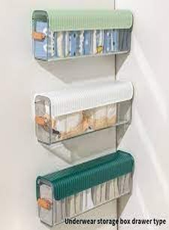Bindex Drawer Underwear Organizer Divider, Wall Mount 6 Cell Drawer Storage Boxes and Acrylic Organizers for Lingerie, Socks, Ties, Data Cable, Spices Organization (pcs 1) - Image 5