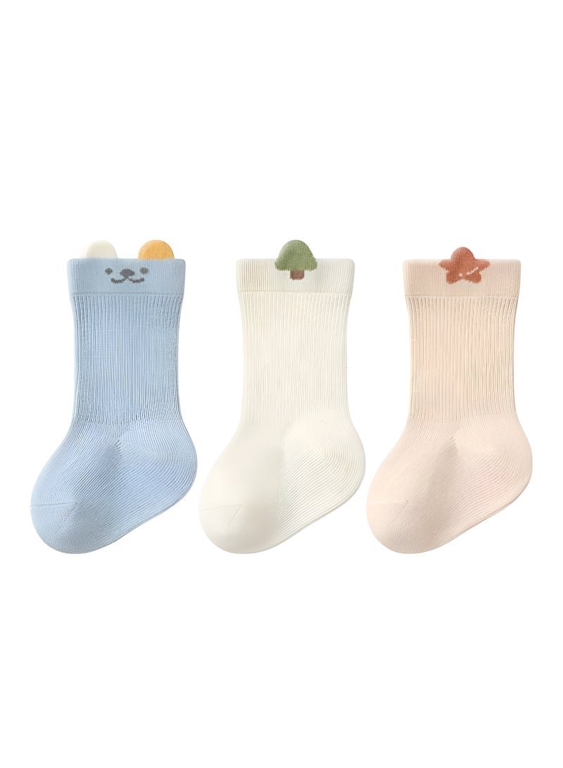 Bambimici جوارب شخصية آذان صغيرة 3 مجموعات - Image 1