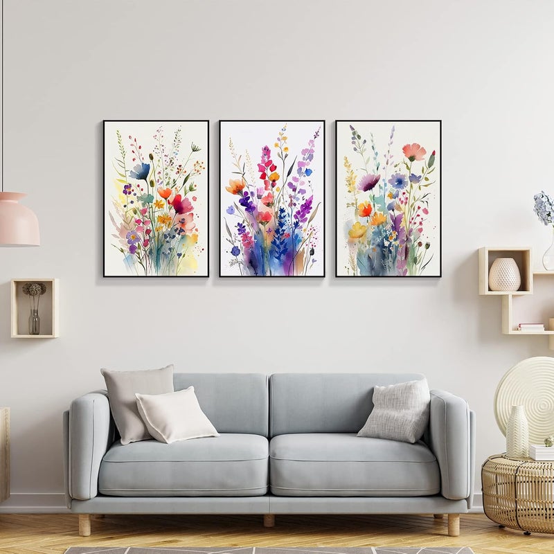 DFAIUY Floral Botanical Canvas Wall Art Set - Image 5