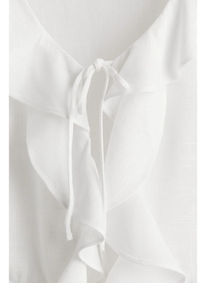 H&M Flounced blouse