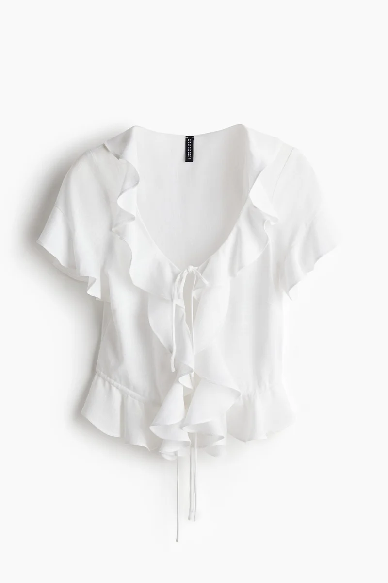 H&M Flounced blouse