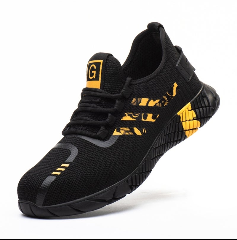 Labor Protection Shoes Men'S Anti-Smashing Anti-Piercing Deodorant Breathable Lightweight Wear-Resistant Anti-Slip Protective Work Shoes Women'S Safety Shoes - Image 1