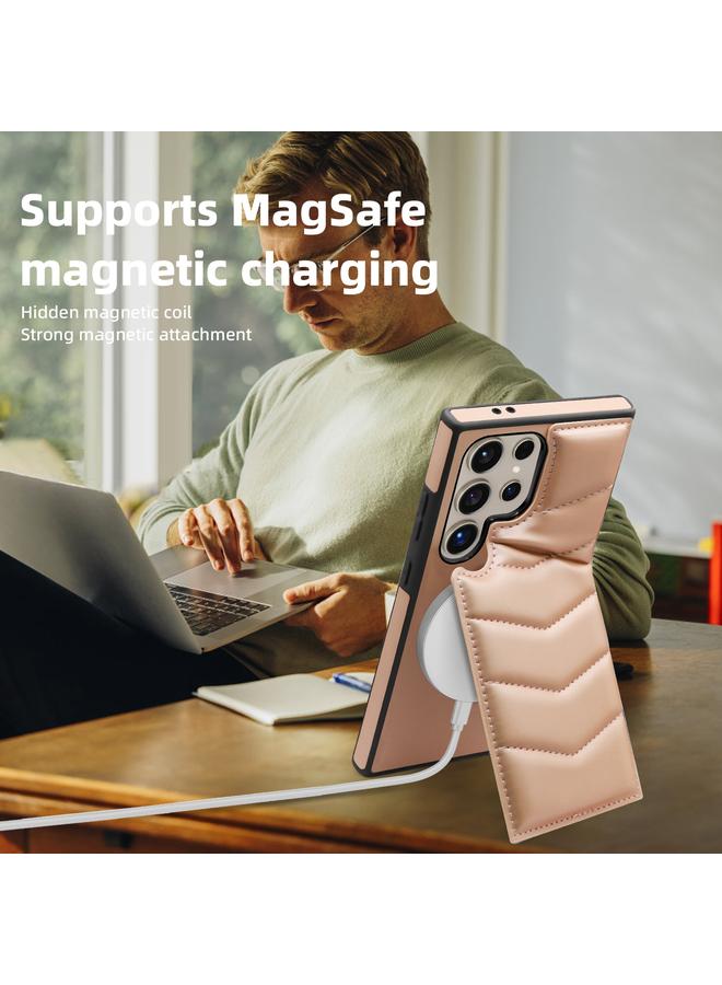 اس-توب جراب لهاتف Samsung Galaxy S24 5G مزود بغطاء للغطاء وحقيبة بطاقات وحافظة هاتف MagSafe - Image 3