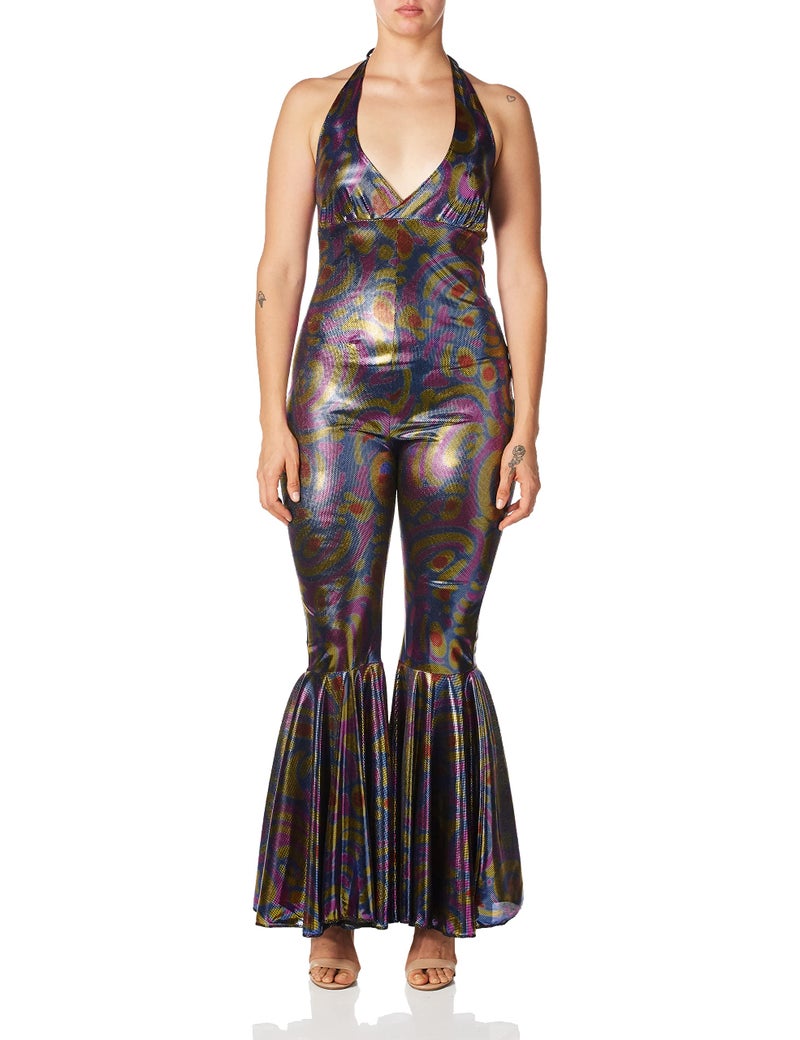 Rubies Forum Novelties Disco Dancer Women's Costume for Themed Parties and Halloween, Medium/Large - Image 4