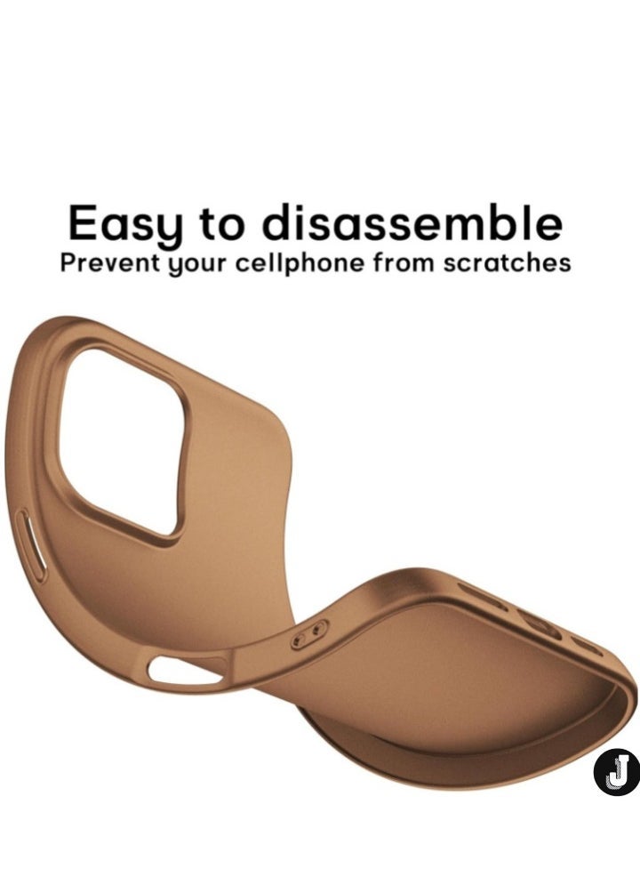 JAJEEK "Ultra-Thin Matte Titanium iPhone 16 Pro Max Case – Shockproof, Anti-Scratch with Camera Lens & Screen Protectors" - Image 5