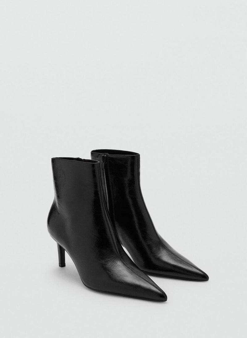 MANGO Pointed heel ankle boot - Image 2