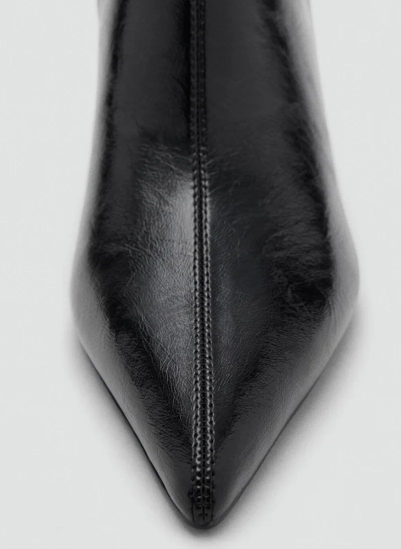 مانجو بوت كاحل بكعب مدبب