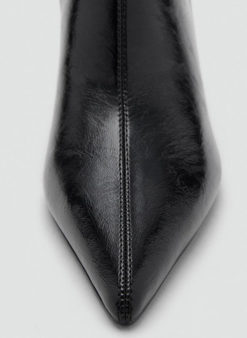 MANGO Pointed heel ankle boot - Image 4