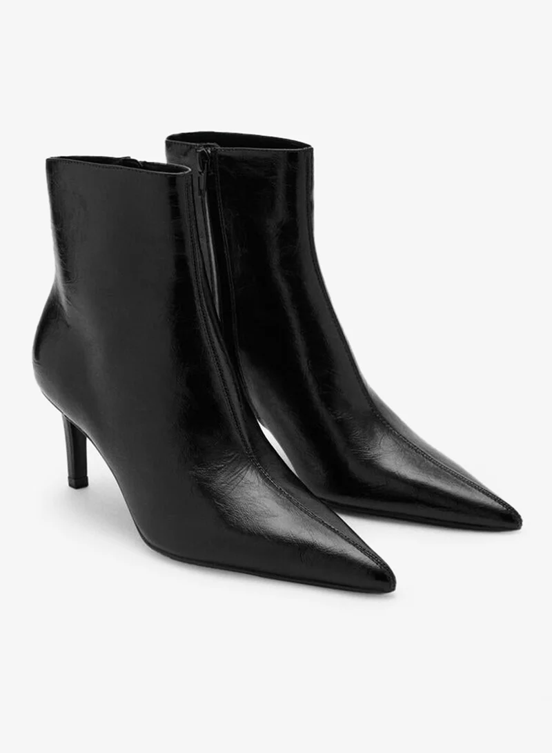 MANGO Pointed heel ankle boot