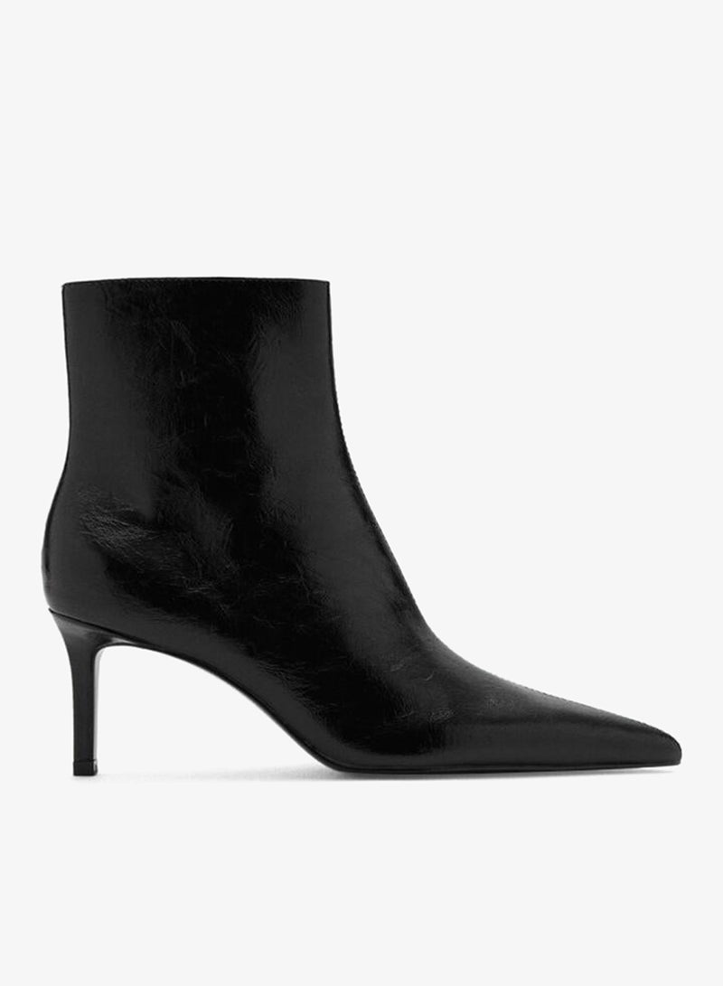 MANGO Pointed heel ankle boot - Image 1