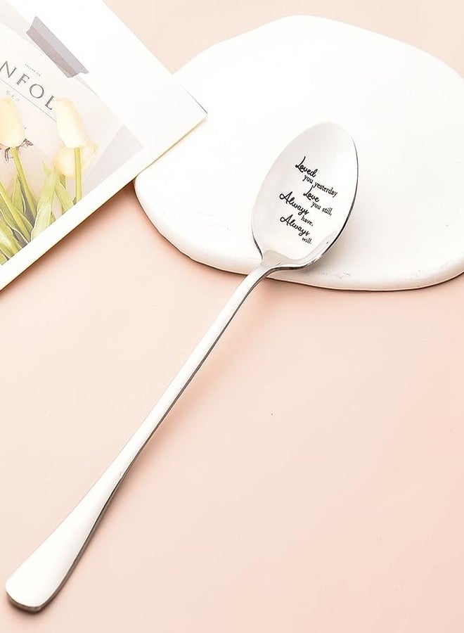 YangQian I Love You Spoon Couple Gifts for Him Her Wedding Anniversary Engagement Gifts for Couples Women Men Husband Wife Boyfriend Girlfriend Graduation Holiday Christmas Birthday Gifts for Girls Boys Spouse - Image 5